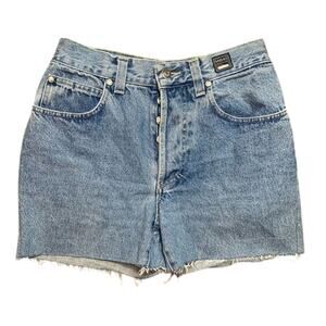 Versace Jeans Couture Distressed Blue denim shorts Size 30